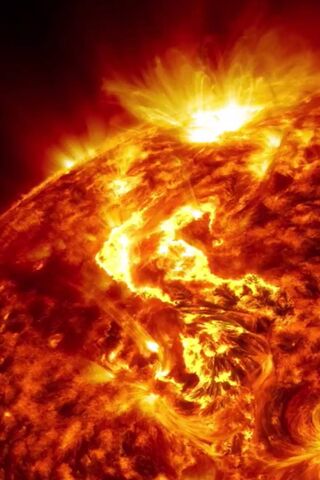 Fiery Dance of the Sun: A Spectacular Eruption! ☀️🔥