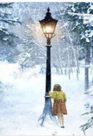 Whispers of Winter: The Enchanted Lampost