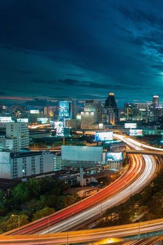 Urban Glow: A Night in the City