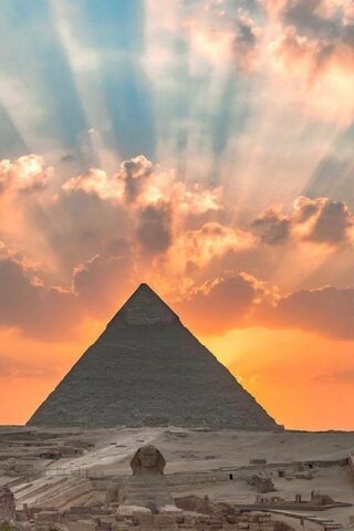 Sunset Majesty: The Great Pyramid