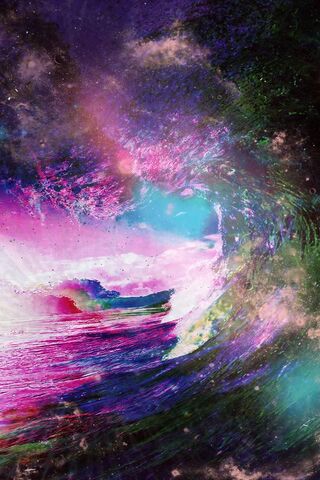 Cosmic Wave: A Journey Through Retro Ola 🌊✨