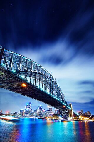 Night Lights Over the B..