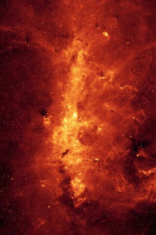 Cosmic Flames: The Heart of Space 🔥✨