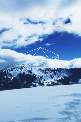 Geometric Serenity in Nature 🌄✨