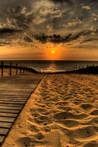 Golden Sands at Sunset 🌅