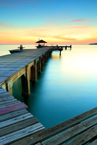 Serenity at Sunset Wharf 🌅