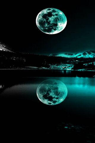 Turquoise Moonlight