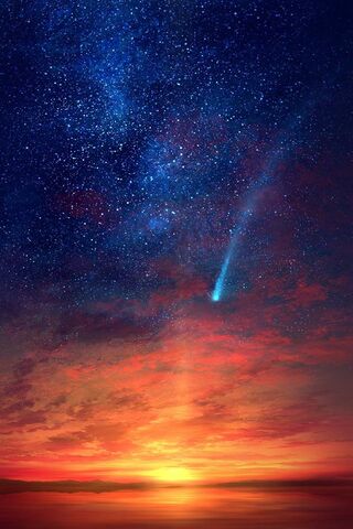 Celestial Evening Glow 🌅✨