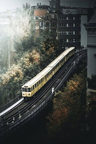 Urban Journey: The Train's Path