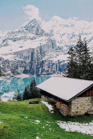 Majestic Serenity: A Winter Wonderland