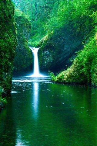 Green Waterfall