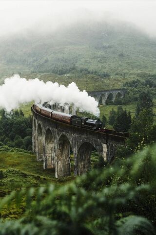 Majestic Journey Over Glenfinnan Viaduct 🚂🌄