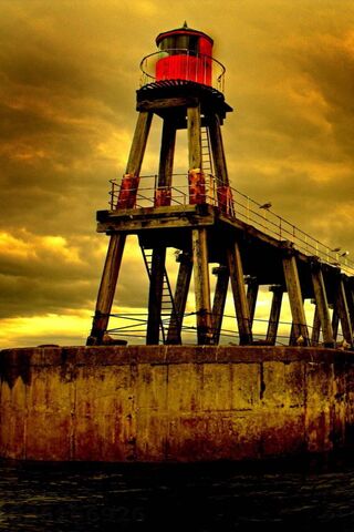 Sunset Serenity: The Beacon of Nature