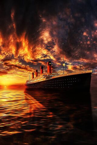 Titanic Sinking Wallpaper (59+ images)