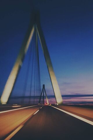 Bridge On Highway Wallpaper - Download to your mobile from PHONEKY