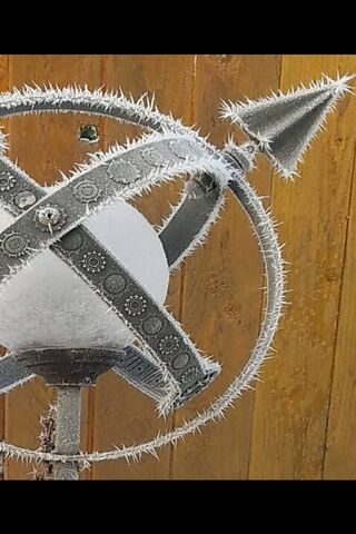Frosty Weather Vane