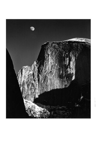 Celestial Serenity: Moonlit Half Dome