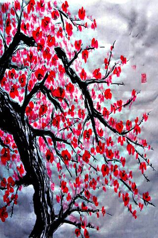 Blossoms of Passion: The Red Wallpaper