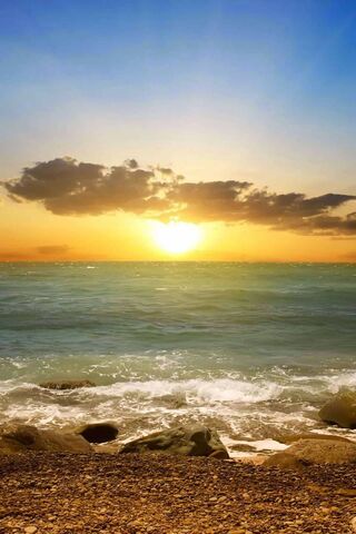 Sunset Serenity: A Beac..