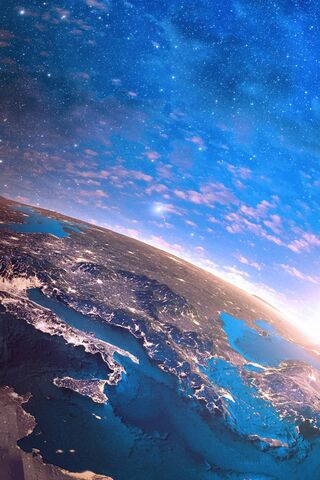 A Glimpse of Our Blue Planet 🌍✨