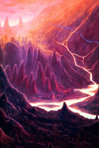 Crimson Horizons: A Journey Through the Red Landscape