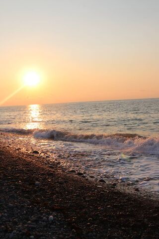 Sunset Serenity at Deniz Sea Beach 🌅