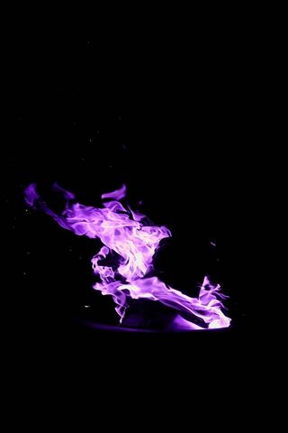 Fuego púrpura de la esperanza