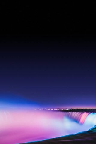 Mystical Waters: A Night at Niagara Falls 🌌💧