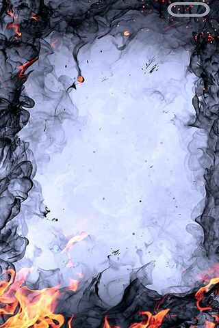 S10 Plus Fire & Smoke Cutout: A Fiery Frame for Your Creativity! 🔥💨