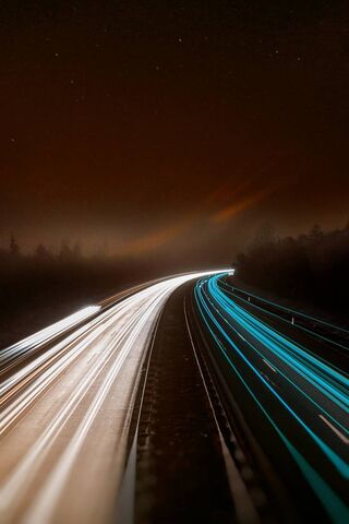 Neon Road Wallpaper - Download to your mobile from PHONEKY