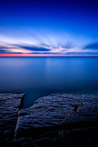 Serenity at Dusk: A Dreamy Seascape