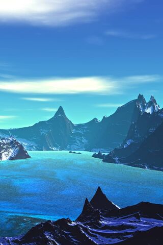 Frozen Majesty: The Enchantment of Ice Mountain ❄️🏔️