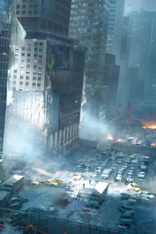 Urban Ruins: A Post-Apocalyptic Scene 🌆🔥