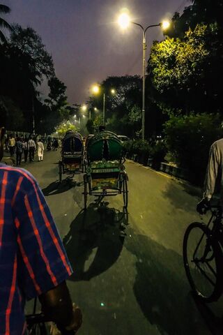 Evening Strolls at Dhaka University 🌆🚲