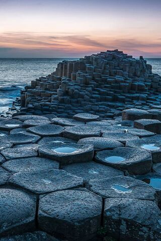 Nature's Hexagonal Masterpiece: The Beauty of Volcanic Rock 🌋✨