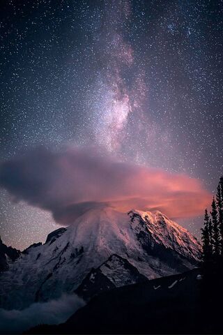 Majestic Peaks Under a ..