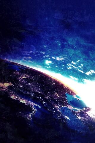 The Blue Planet: A Glimpse from Space 🌍✨