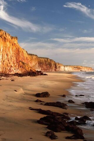 Cliffs On The Coast