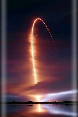 Celestial Arc: The Dance of Fire