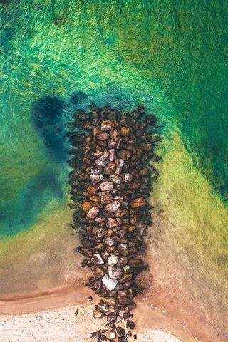 Nature's Coastal Mosaic 🌊✨