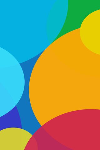 Vibrant Circles: The Colorful Essence of HTC One 🎨📱
