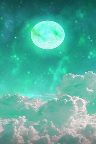 Celestial Dreams: The Mint Moon 🌙✨