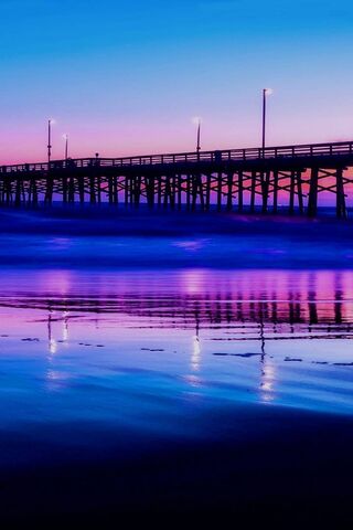 Twilight Reflections: The Night Bridge