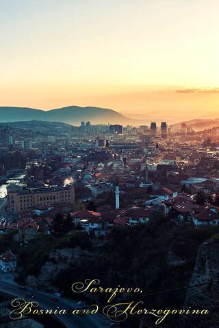 Sunset Serenity Over Sarajevo 🌅