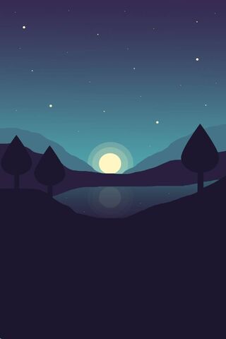 Serene Nightfall: A Tranquil Escape