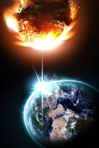 Cosmic Collision: The Asteroid's Approach 🌌💥