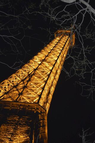 Illuminated Majesty: The Eiffel Tower at Night 🌟