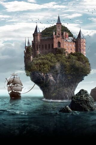 Mystical Floating Castle