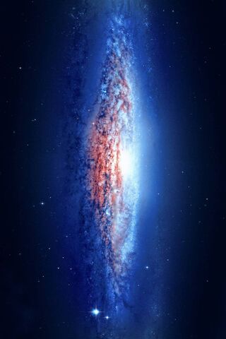 Celestial Wonders: The Enigmatic Blue Space Galaxy 🌌✨