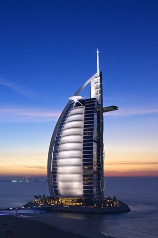 Sailing into the Sunset: The Iconic Burj Al Arab 🌅🏨